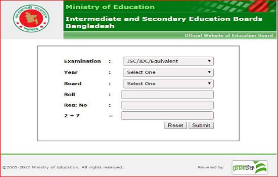 SSC Result 2017 Bangladesh All Education Board Results